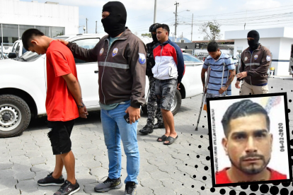 Los tres detenidos por el crimen de William Parreño.