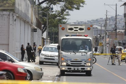 Medicina Legal llegó al lugar del crimen, en el norte de Guayaquil.