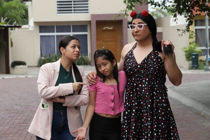 La Palominha y su familia, realizan videos para redes sociales de humor blanco.