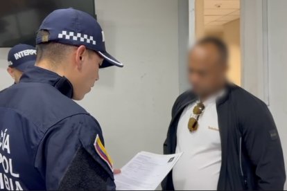 Dayiberto Torres Rosario fue capturado en el aeropuerto internacional El Dorado.