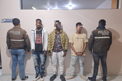 Algunos de los detenidos por las autoridades.