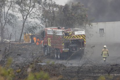 Se reporta un incendio forestal en el sector de Parque Samanes este 26 de septiembre.