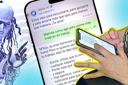 Alondra desde la 18 aplica inteligencia artificial para "hablar" con su madre que está fallecida.