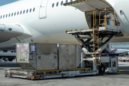 Referencial: la droga camuflada llegó a España mediante contenedores aéreos.