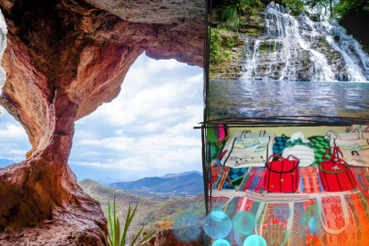 Caídas naturales de agua cristalina, unas cavernas y vestigios arqueológicos existen en el cantón lojano.
