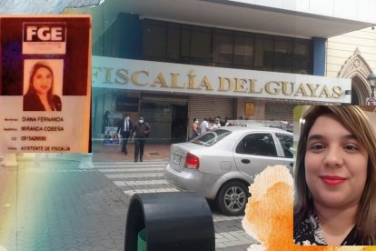 Diana Fernanda Miranda Cobeña trabajaba en la Fiscalía del Guayas como asistente de fiscal y en la actualidad se desempeñaba como asistente del fiscal provincial.