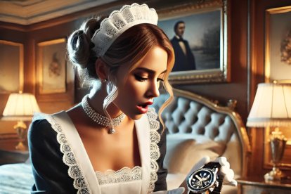 Un reloj olvidado de más de 6 millones de dólares fue encontrado en un hotel.