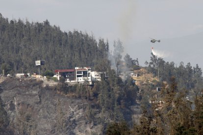 El incendio en el cerro Aqui se registró durante esta semana.