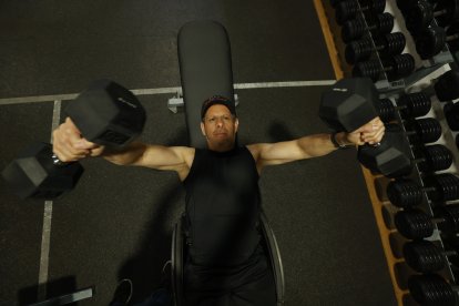 El entrenamiento de Patricio para los retos no es una casualidad, aunque no es deportista de alto rendimiento entrena como tal.