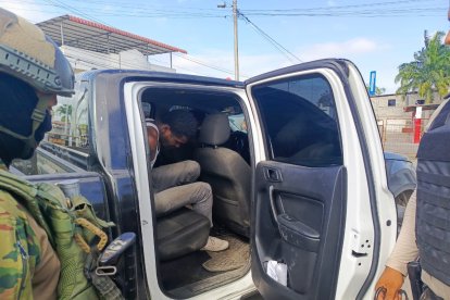 El sujeto fue aprehendido por policías y militares en Tachina, Esmeraldas.