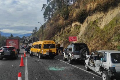 Los heridos fueron llevados a casas de salud.