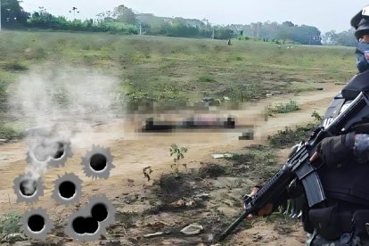 El fallecido sin identificar fue llevado a la morgue de Babahoyo hasta que alguien lo reconozca.