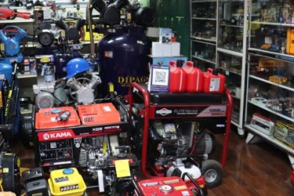 Hay un auge de compra de generadores eléctricos por los apagones.