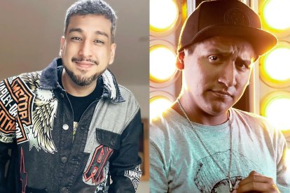 Ricardo Mendoza y Jorge Luna, presentadores de Hablando Huevadas.