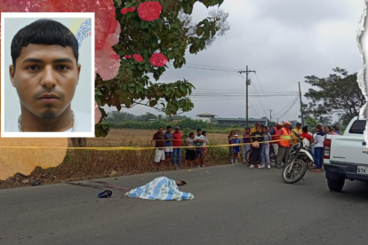 El cuerpo de Marlon Valarezo Ávila quedó en la vía y su esposa testigo del ataque también fue amenazada.