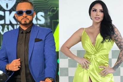 Santiago Castro y Verónica Saltos enfrentados.