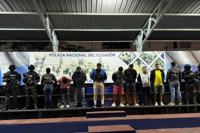 Fueron siete las personas detenidas.