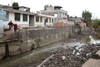 Las viviendas están muy cerca de la quebrada de Caupicho, en el sur.