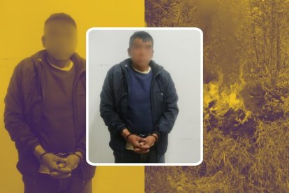 El sujeto reconoció que el había iniciado el flagelo.