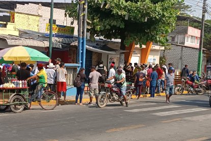 La comunidad estaba consternada con el crimen suscitado en la localidad, en la provincia del Guayas.