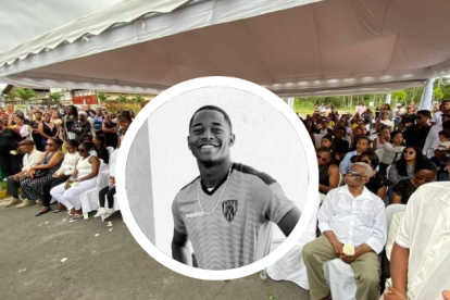 El futbolista fue despedido por la comunidad de Quinindé.