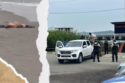 El cuerpo fue trasladado a Puerto Bolívar para su reconocimiento.