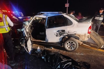 Una persona resultó fallecida en el accidente de tránsito.