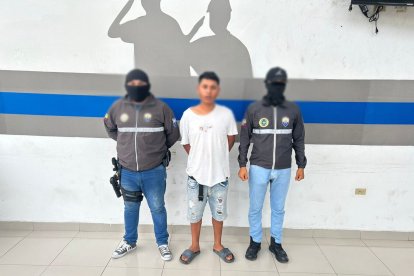 El detenido en el noroeste de Guayaquil es conocido como alias Lágrima.