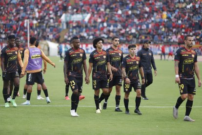 NACIONAL VS BARCELONA NACIONAL SE MIDE A BARCELONA EN EL ESTADIO OLIMPICO ATAHUALPA POR LA NOVENA FECHA DE LIGA PRO FECHA:05/10/2024 FOTOGRAFO: GUSTAVO GUAMAN PERIODISTA: ROBERTO VILLAVICENCIO AG-PERIODISTAS AG-GRANASA AG-PERIODISTAS-QUITO
