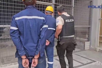Los detenidos fueron llevados hacia la unidad de flagrancia ubicada en el cuartel modelo de la Policía Nacional, en Guayaquil.