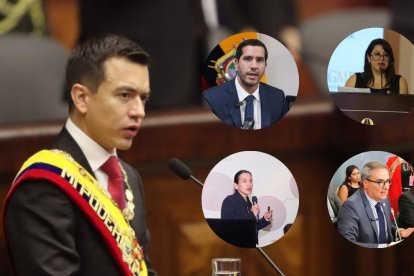 Se ha presentado una denuncia contra todos los ministros y viceministros de Energía y Minas de Daniel Noboa