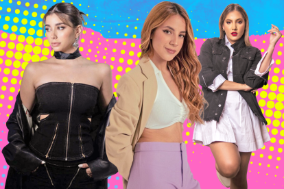 Luciana Guschmer, Viviana Salame y Gigi Mieles