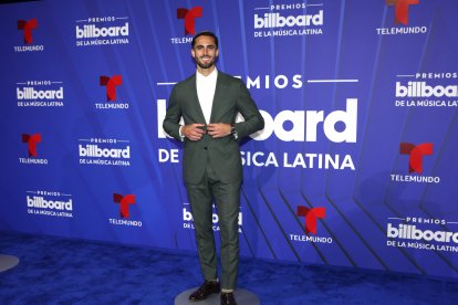 Leonardo Campana estuvo invitado en la gala de los Premios Billboard.