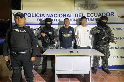 Los sujetos tenían un cuchillo.