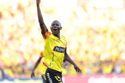 Janner Corozo, delantero del Barcelona.