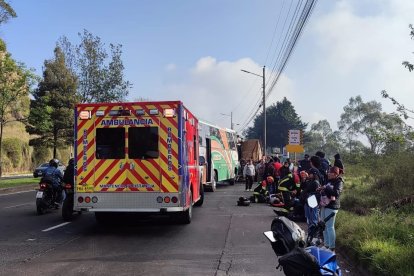 Ambos accidentes dejaron personas en la avenida Simón Bolívar.