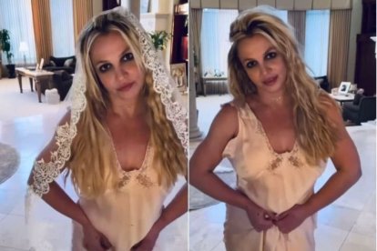 Britney Spears compartió el momento en sus redes sociales.