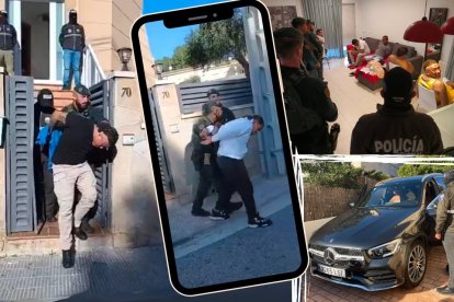 Los hermanos Alcívar Bautista detenidos en España.