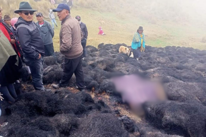 Un adulto mayor murió en Apahua, Cotopaxi.