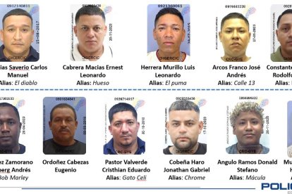 Las personas que tengan información que sirva para detener a los 11 sujetos, pueden comunicarse a la línea 131.