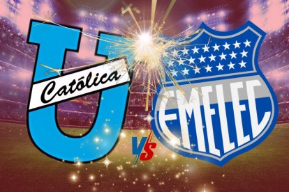 Universidad Católica y Emelec chocarán en el estadio Olímpico Atahualpa.