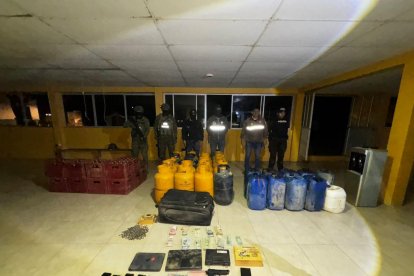 El operativo fue adelantado por hombres del Ejército Nacional y la Policía.