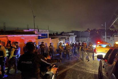 La Policía intensificó sus intervenciones durante los cortes de energía.