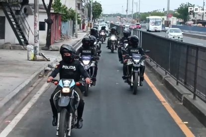 Agentes policiales efectuaron un operativo este domingo 27 de octubre de 2024.