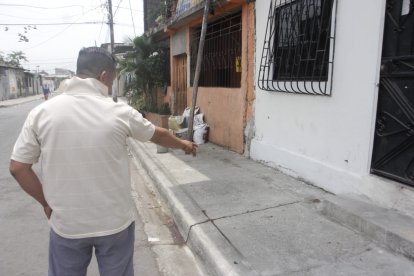 El sitio del ataque armado, en Bastión Popular, noroeste de Guayaquil.