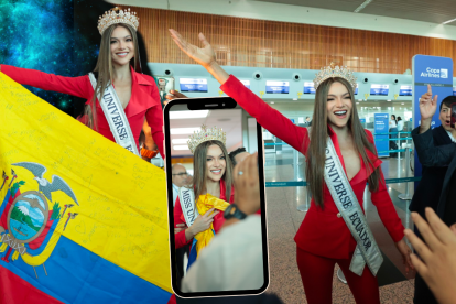 Mara Topic rumbo al Miss Universo 2024 en México.