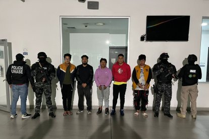 Todos los sospechosos son ecuatorianos.