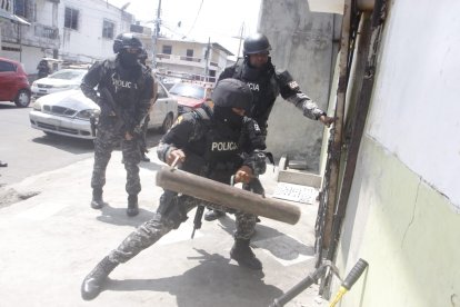 En el distrito Portete la Policía allanó una vivienda.