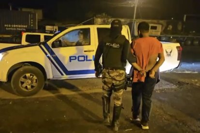 El presunto sicario fue atrapado por la Policía del cantón Buena Fe