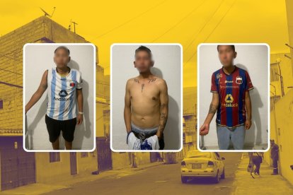 Los policías tomaron las fotos de los tatuajes que tienen los sospechosos para determinar si son parte de una estructura delictiva.